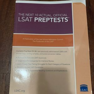 The Next 10 Actual, Official LSAT Preptests